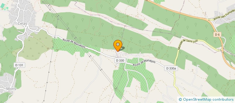 localisation de l'entreprise MONSIEUR DOMINIQUE RAUX  SAINT-JUST-ET-VACQUIERES