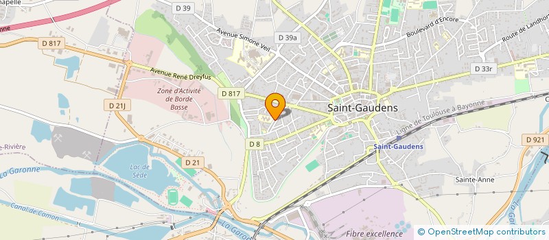 localisation de l'entreprise MONSIEUR DOMINIQUE RAVERA  SAINT-GAUDENS