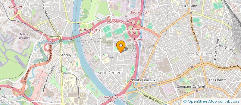 localisation de l'entreprise MONSIEUR DOMINIQUE RAYOU à TOULOUSE