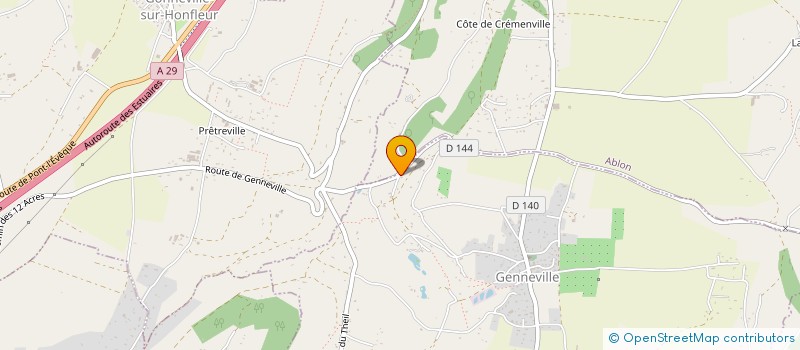 localisation de l'entreprise MONSIEUR DOMINIQUE REBULET  GENNEVILLE