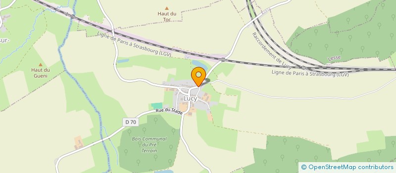 localisation de l'entreprise MONSIEUR DOMINIQUE REBULL  LUCY