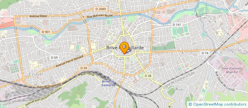 localisation de l'entreprise MONSIEUR DOMINIQUE REDON  BRIVE-LA-GAILLARDE