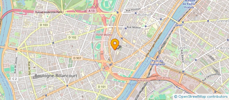 localisation de l'entreprise MONSIEUR DOMINIQUE REDUREAU  PARIS