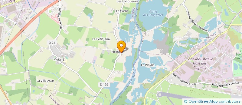 localisation de l'entreprise MONSIEUR DOMINIQUE REIGNAULT  LE RHEU