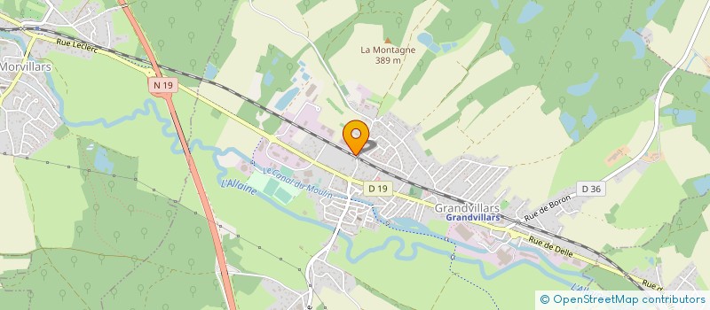 localisation de l'entreprise MONSIEUR DOMINIQUE RENAUD à GRANDVILLARS