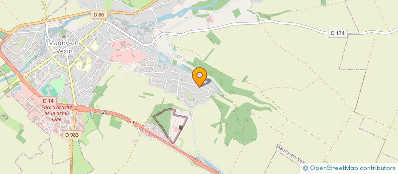 localisation de l'entreprise MONSIEUR DOMINIQUE RENAULD  MAGNY-EN-VEXIN