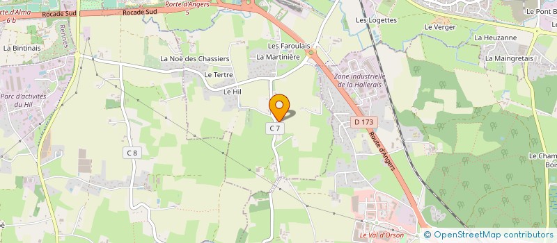 localisation de l'entreprise MONSIEUR DOMINIQUE RENAULT à CHANTEPIE