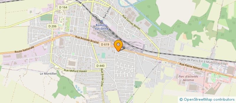 localisation de l'entreprise MONSIEUR DOMINIQUE RENAUX  ROMILLY SUR SEINE