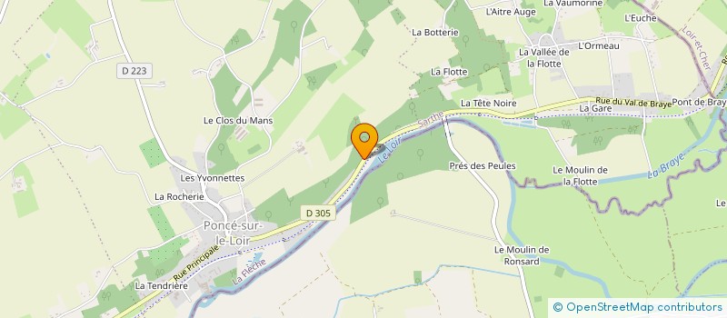 localisation de l'entreprise MONSIEUR DOMINIQUE RENVOISE  LOIR EN VALLEE