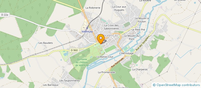 localisation de l'entreprise MONSIEUR DOMINIQUE REQUILLARD à VALENCAY