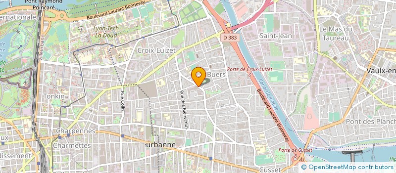 localisation de l'entreprise MONSIEUR DOMINIQUE REURE  VILLEURBANNE