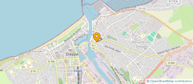 localisation de l'entreprise MONSIEUR DOMINIQUE REVELLE à DIEPPE
