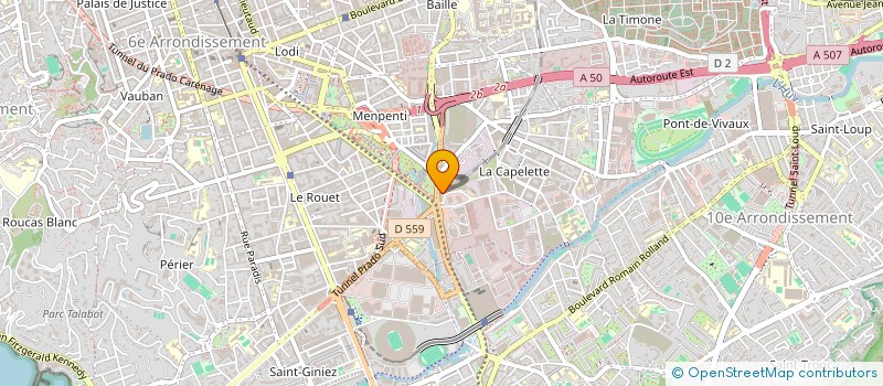 localisation de l'entreprise MONSIEUR DOMINIQUE REYBAUD à MARSEILLE