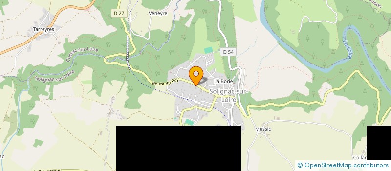 localisation de l'entreprise MONSIEUR DOMINIQUE REYMOND  SOLIGNAC-SUR-LOIRE