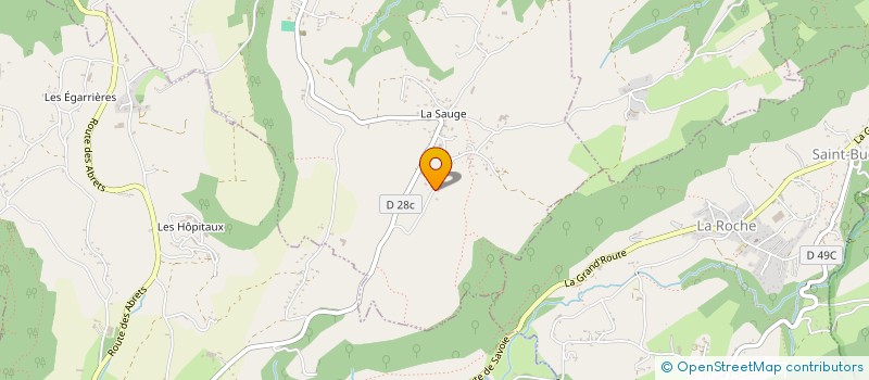 localisation de l'entreprise MONSIEUR DOMINIQUE REYNAUD DULAURIER  VELANNE