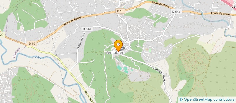 localisation de l'entreprise MONSIEUR DOMINIQUE RIBOT  VENTABREN