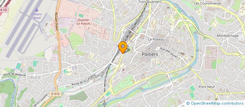 localisation de l'entreprise MONSIEUR DOMINIQUE RICARD  POITIERS