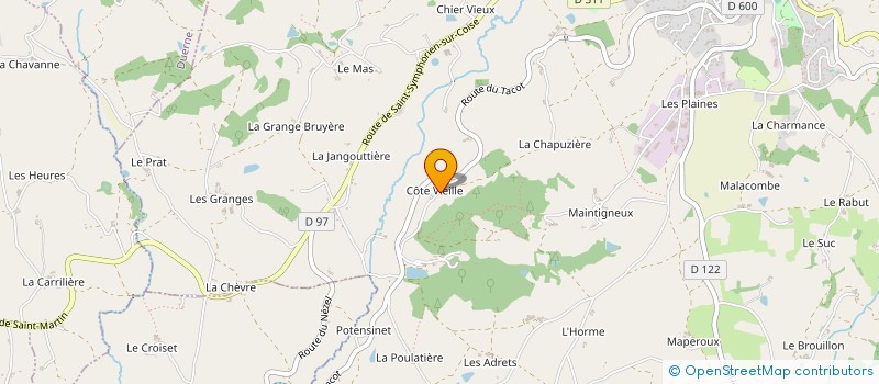 localisation de l'entreprise MONSIEUR DOMINIQUE RICHARD à SAINT-MARTIN-EN-HAUT