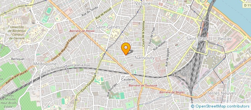 localisation de l'entreprise MONSIEUR DOMINIQUE RICHARD à BORDEAUX