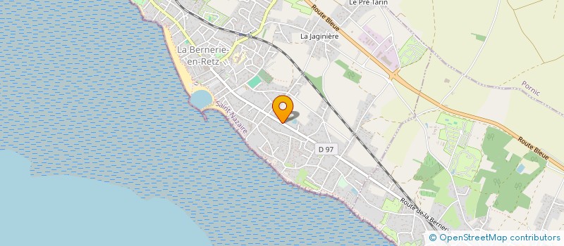 localisation de l'entreprise MONSIEUR DOMINIQUE RICHARD  LA BERNERIE-EN-RETZ