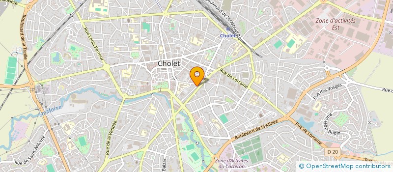 localisation de l'entreprise MONSIEUR DOMINIQUE RICHOU à CHOLET