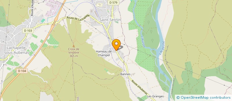 localisation de l'entreprise MONSIEUR DOMINIQUE RIEUBON  SAINT-SERNIN