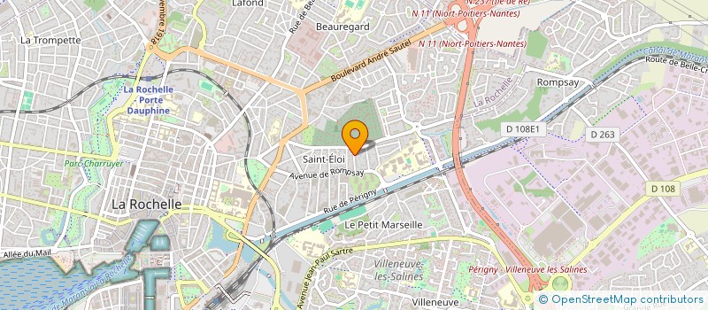 localisation de l'entreprise MONSIEUR DOMINIQUE RIEUX  LA ROCHELLE