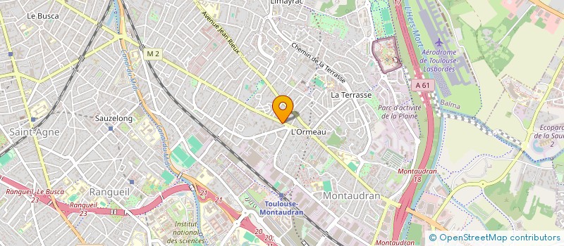 localisation de l'entreprise MONSIEUR DOMINIQUE RIGONI à TOULOUSE
