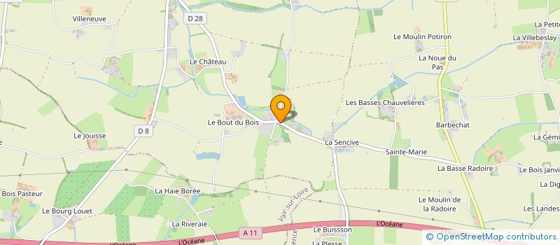 localisation de l'entreprise MONSIEUR DOMINIQUE RINCE à LOIREAUXENCE