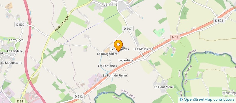 localisation de l'entreprise MONSIEUR DOMINIQUE RINGUENET  SEMALLE