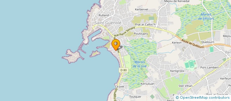 localisation de l'entreprise MONSIEUR DOMINIQUE RIQUIER  PENMARCH