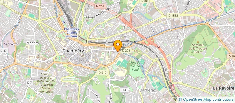 localisation de l'entreprise MONSIEUR DOMINIQUE RIVA  CHAMBERY