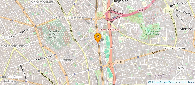 localisation de l'entreprise MONSIEUR DOMINIQUE RIVIERE  PARIS