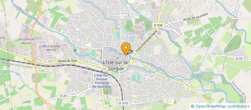 localisation de l'entreprise MONSIEUR DOMINIQUE ROBBES  L'ISLE-SUR-LA-SORGUE