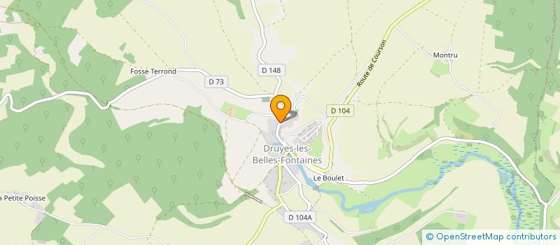 localisation de l'entreprise MONSIEUR DOMINIQUE ROBERT à DRUYES-LES-BELLES-FONTAINES