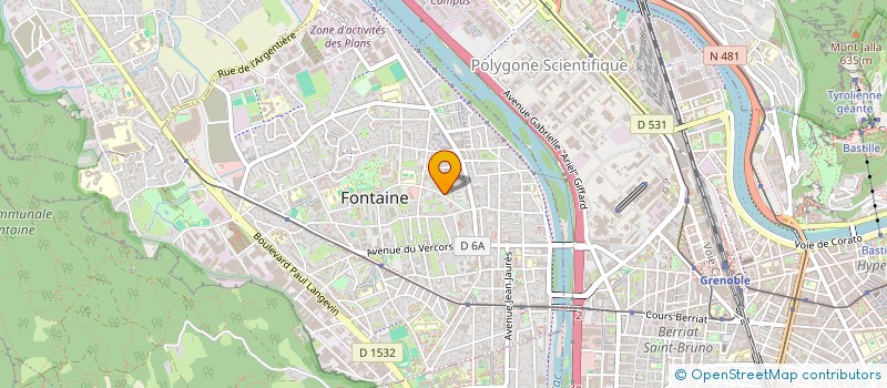 localisation de l'entreprise MONSIEUR DOMINIQUE ROBERT  FONTAINE