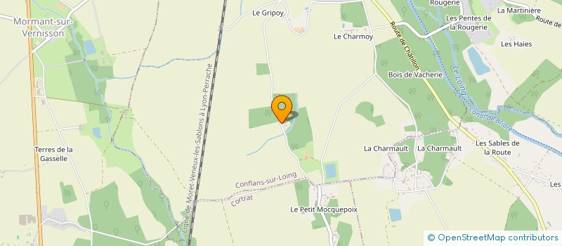 localisation de l'entreprise MONSIEUR DOMINIQUE ROBERT à CONFLANS-SUR-LOING