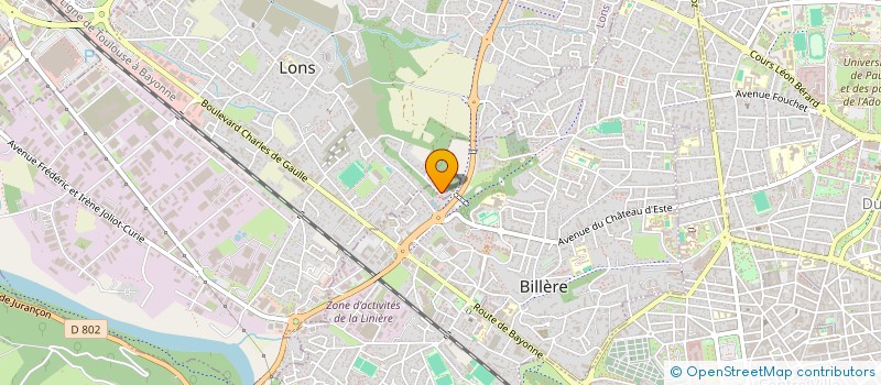 localisation de l'entreprise MONSIEUR DOMINIQUE ROBIN  LONS