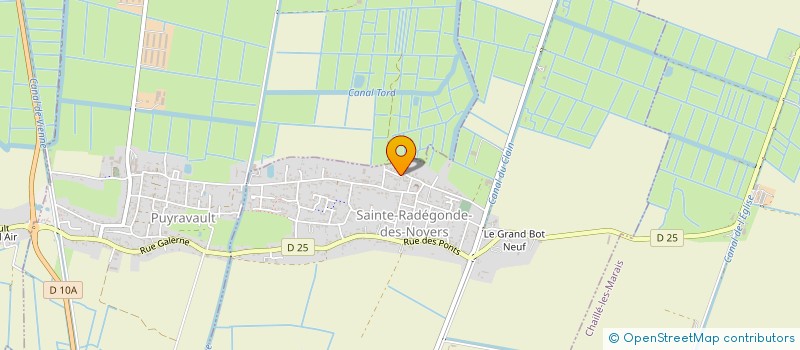 localisation de l'entreprise MONSIEUR DOMINIQUE ROBIN  SAINTE-RADEGONDE-DES-NOYERS