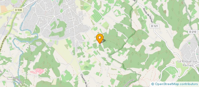 localisation de l'entreprise MONSIEUR DOMINIQUE ROCHER  PERNES LES FONTAINES