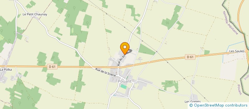 localisation de l'entreprise MONSIEUR DOMINIQUE ROCHER  POUANT