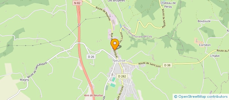 localisation de l'entreprise MONSIEUR DOMINIQUE ROCLE  NEULISE