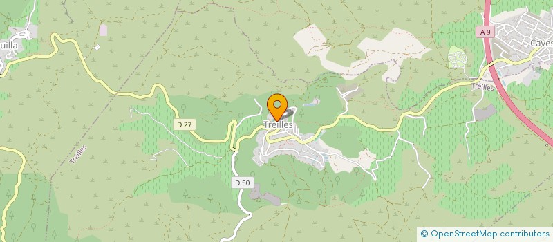 localisation de l'entreprise MONSIEUR DOMINIQUE RODAS  TREILLES