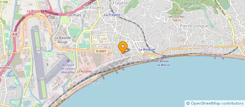 localisation de l'entreprise MONSIEUR DOMINIQUE ROHAULT à CANNES