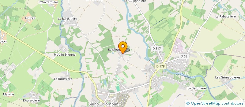 localisation de l'entreprise MONSIEUR DOMINIQUE ROMAIN  SAINT-COLOMBAN