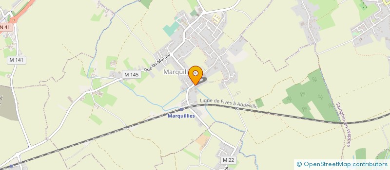 localisation de l'entreprise MONSIEUR DOMINIQUE ROMON  MARQUILLIES