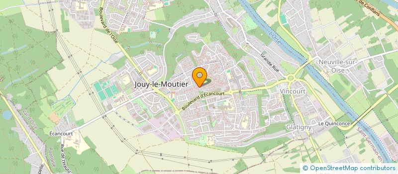 localisation de l'entreprise MONSIEUR DOMINIQUE RONSSE à JOUY-LE-MOUTIER