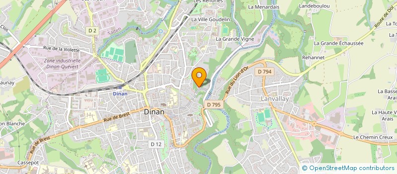 localisation de l'entreprise MONSIEUR DOMINIQUE RONSSERAY à DINAN