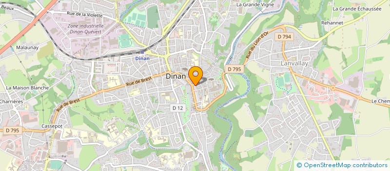 localisation de l'entreprise MONSIEUR DOMINIQUE ROPTIN à DINAN