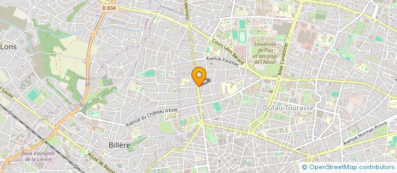 localisation de l'entreprise MONSIEUR DOMINIQUE ROSSIGNOL à PAU